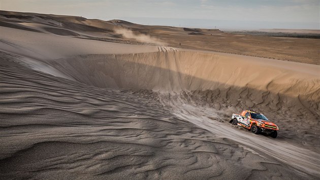 Martin Prokop v páté etapě Rallye Dakar.