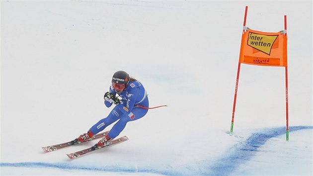 Sofia Goggiaov ve sjezdu v Bad Kleinkirchheimu.