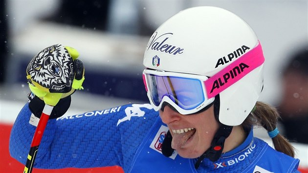 Nadia Fanchiniov v cli sjezdu v Bad Kleinkirchheimu.