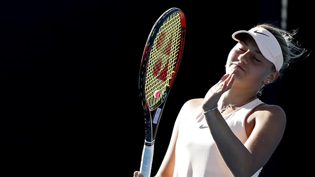 V EMOCCH. Marta Kosukov v prvnm kole Australian Open.