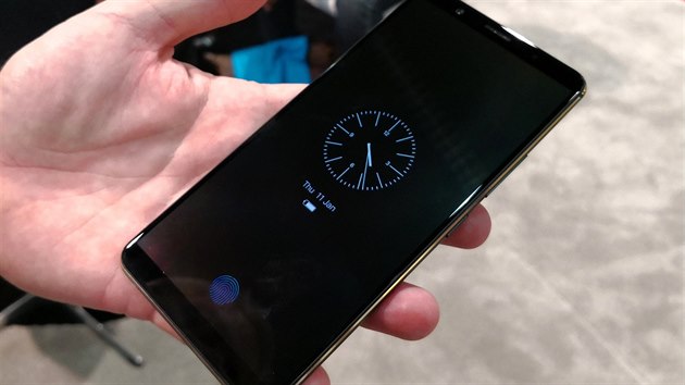 Smartphone Vivo se čtečkou otisků prstů v displeji