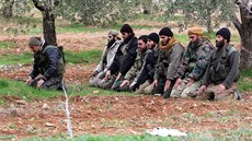 Syrští povstalci v provincii Idlíb (2. ledna 2018)