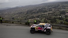 Stephane Peterhansel v sedmé etap Rallye Dakar.