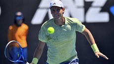 Tomá Berdych postupuje na Australian Open do tetího kola Australian Open.