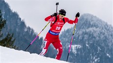 Kanaďanka Rosanna Crawfordová dojela v biatlonovém zvodu na 12,5 kilometru v...