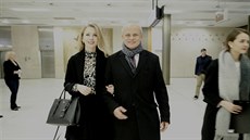 Michal Horáček s manželkou Michaelou Hořejší Horáčkovou  (11. ledna 2018)