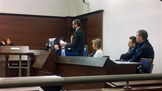 Ludk Neesaný u soudu v Liberci (15. ledna 2018).