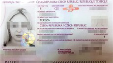 Pakistánská policie zveřejnila fotografii cestovního pasu mladé Češky, která se...