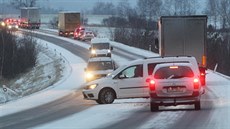 Nehoda na hodinu zastavila provoz na silnici 38 u tok mezi Jihlavou a...