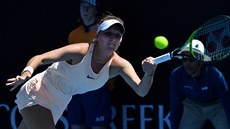 Markéta Vondrou�ová v prvním kole Australian Open.