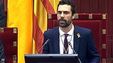 Katalánský parlament zvolil nového pedsedu, je jím separatista Torrent