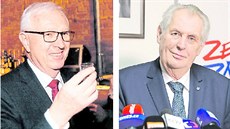 Ji�í Draho�, Milo� Zeman, prezidentské volby