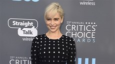 Emilia Clarke na udílení cen filmových kritik Critics' Choice Awards (Santa...