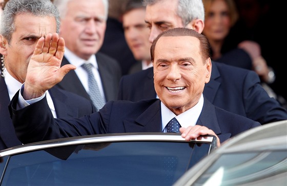 Šéf strany Vzůru, Itálie a někdejší premiér Silvio Berlusconi v Římě (18. ledna...