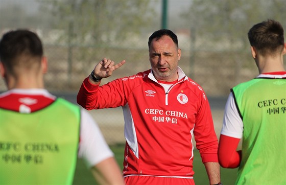 Jindich Trpiovský, trenér fotbalist Slavie (ilustraní snímek)
