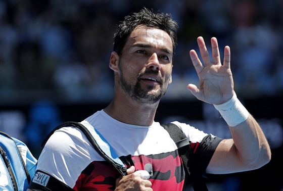 Fabio Fognini se louí s Australian Open v osmifinále.