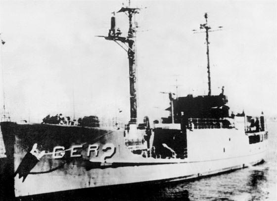 Plavidlo USS Pueblo na archivní snímku