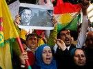 Bejrút. Kurdská demonstrace proti turecké vojenské operaci v Afrínu (21. ledna...