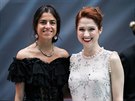 Leandra Medine (vlevo) s herekou Ellie Kemperovou na pedávání CFDA Fashion...