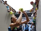 Karolína Plíková se po postupu do osmifinále Australian Open podepisovala...