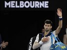 Novak Djokovi se louí s Australian Open u v osmifinále.