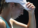 Elise Mertensová v semifinále Australian Open.