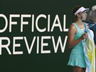 Elise MErtensová v semifinále Australian Open.