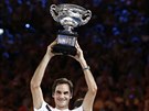 Roger Federer poesté ovládl Australian Open.