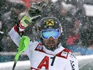 Marcel Hirscher skonil ve slalomu v Kitzbühelu druhý