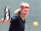 Helena Suková na tenisovém turnaji en ve Starých Splavech. (28. kvtna 2016)