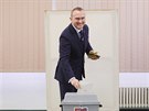 Hradní protokolá Vladimír Kruli pi druhém kole prezidentských voleb na...
