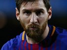 Fotbalista Lionel Messi z Barcelony.