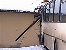 Nehoda autobusu v Haluzicch na Zlnsku