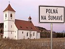 Vesnice blzko hranic s Rakouskem je jmenovcem Poln na Jihlavsku. umavsk...