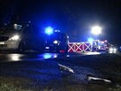 Smrteln� dopravn� nehoda se stala v ulici K Netluk�m v pra�sk� Uh��n�vsi...