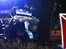 Smrteln� dopravn� nehoda se stala v ulici K Netluk�m v pra�sk� Uh��n�vsi...