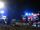 Smrteln� dopravn� nehoda se stala v ulici K Netluk�m v pra�sk� Uh��n�vsi...