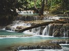 Vodopády Kuang Si, pravdpodobn nejvtí atrakce a pírodní krása v Laosu