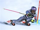 Tessa Worleyová v obím slalomu v Lenzerheide.