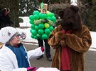 Masopust a zabíjaka v Máslovicích.