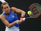 Barbora Strýcová bhem 3. kola Australian Open.