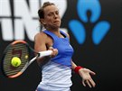 Barbora Strýcová bhem 3. kola Australian Open.