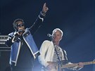 Shaggy a Sting na šedesátých Grammy v newyorské Madison Square Garden (28....
