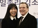 Kim So-jon a Gerhard Schröder (Soul, 25. ledna 2018)