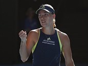 Angelique Kerberov ovldla druh set semifinlovho duelu Australian Open.