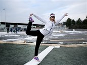 Jednou z ambasadorek brněnského olympijského parku je krasobruslařka Eliška...
