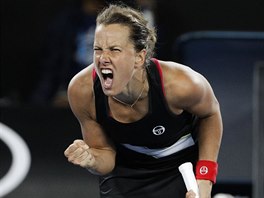 V EMOCCH. Barbora Strcov v osmifinle Australian Open.