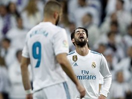 Zklaman Francisco Roman "Isco" z Realu Madrid po pohrovm vyazen.