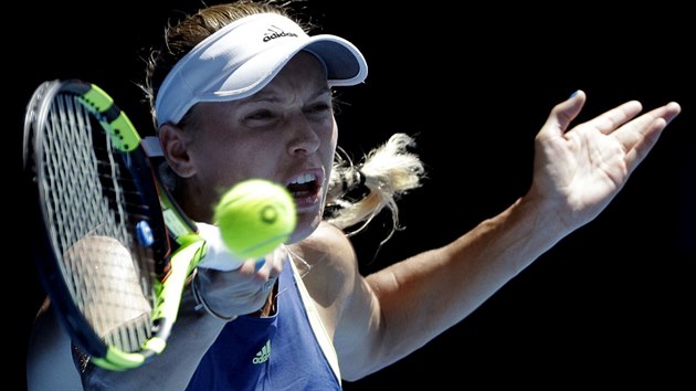 Caroline Wozniacká v semifinále Australian Open.
