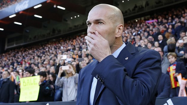 Trenr fotbalist Realu Madrid Zindine Zidane.